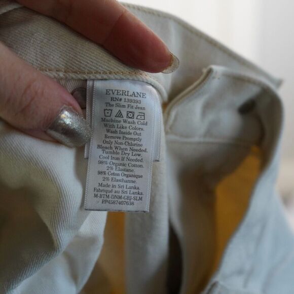 EVERLANE Men's The Slim Fit Jean Organic Cotton Size 38X30‎ - Picture 9 of 9